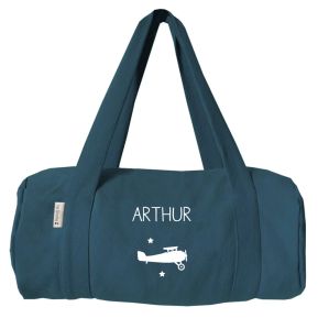 Sac polochon en coton doux personnalisé Sac polochon en coton doux personnalisé