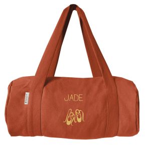 Sac polochon en coton doux personnalisé