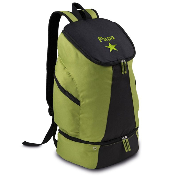 Sac de randonnée personnalisé vert