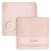 Serviette enfant personnalisée Lapin rose