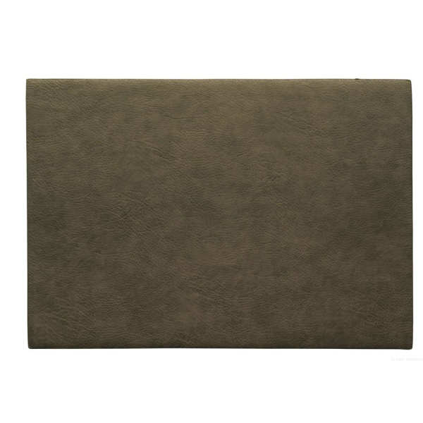 Set de table cuir vegan kaki