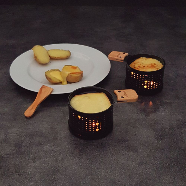 Set de 4 raclettes Lumi portable