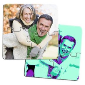 4 sous-verre puzzle personnalisés 4 sous-verre puzzle personnalisés