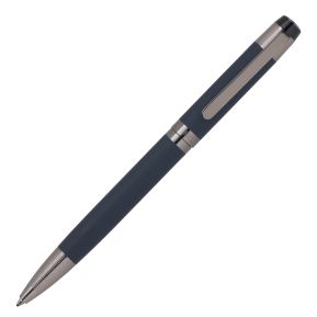 Stylo bille Cerruti 1881 Thames bleu navy gravé