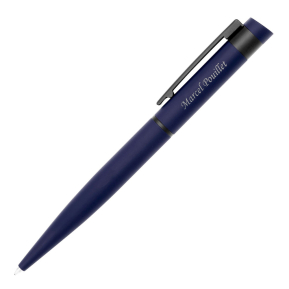 Stylo bille Hugo Boss New Loop Navy gravé