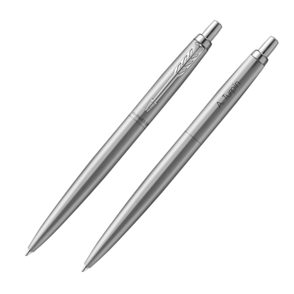 Stylo jotter Parker argenté gravé prénom