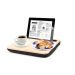 Porte-tablette coussin en bois 