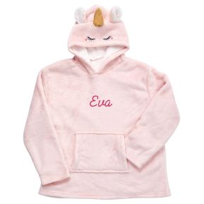 Sweat plaid licorne pour enfant personnalisé