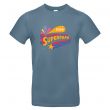 T-shirt homme personnalisé Super Papa 100% coton bio