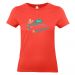 T-shirt corail personnalisé Super maman