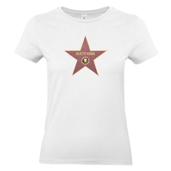 T-shirt Femme personnalise Walk of fame