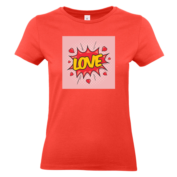 T-shirt femme Corail imprimé photo