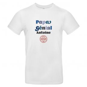 T-shirt personnalisé Fête des Pères 100% coton bio