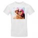 T-shirt homme blanc personnalisé photo