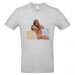 T-shirt homme gris personnalisé photo