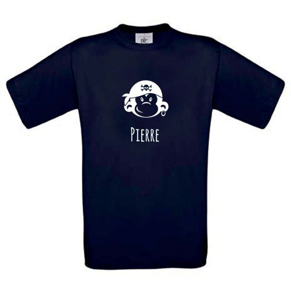 T-shirt enfant personnalisé avec motif marine