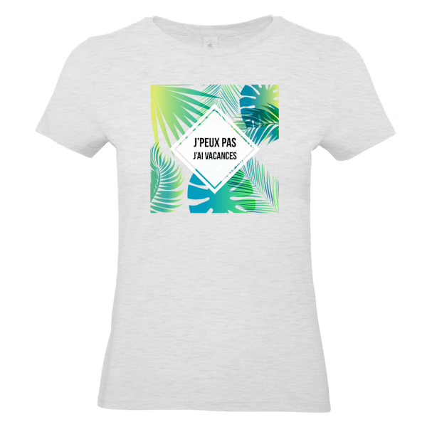 T-shirt gris personnalisé Summertime