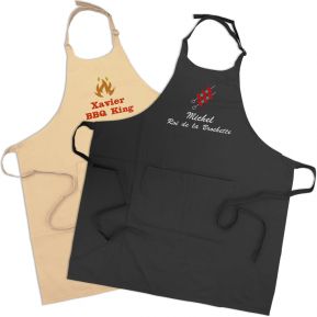 Acheter Tabliers noirs Tablier de chef Blouse de cuisine Tablier de couple  réutilisé BBQ