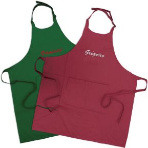 Tablier de cuisine personnalisé 100% coton