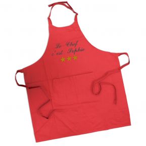 tablier de cuisine femme - tablier personnalisé, cadeau femme original,  cadeau anniversaire maman et mamie motif chat prenom idée