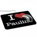 Tapis de souris I love noir 