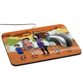 Tapis de souris personnalisé Manga Family