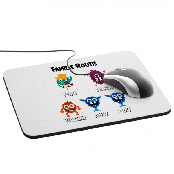 Tapis de souris My Monster Family