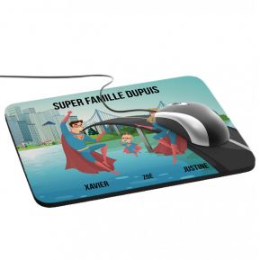 Tapis de souris personnalisé super héros