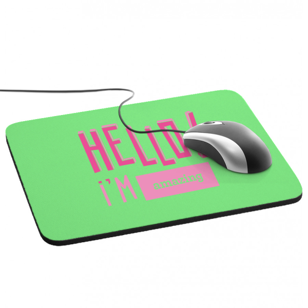 Tapis de souris Hello