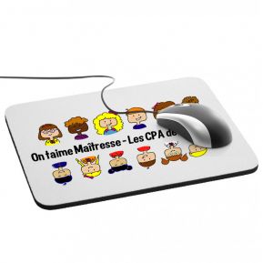 Tapis de souris personnalisée Merci Maîtresse Tapis de souris personnalisée Merci Maîtresse