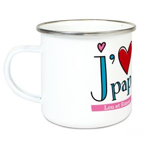 Tasse personnalisée J'aime mes parents