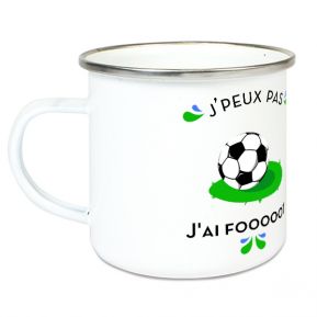 Tasse émaillée J'peux pas