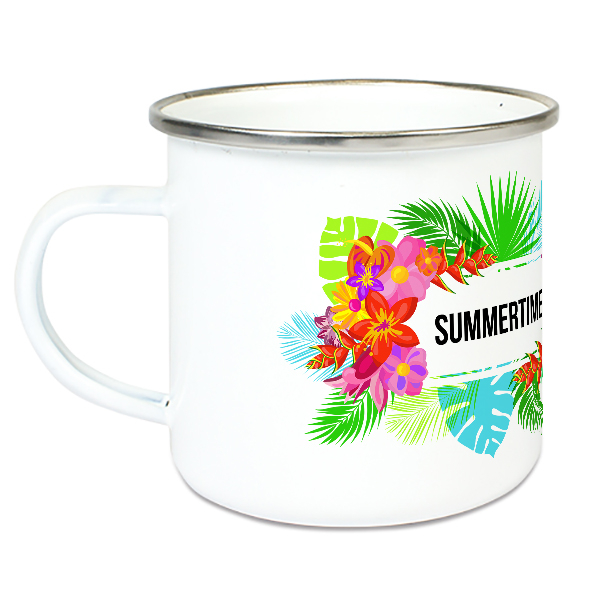 Tasse émaillée Fidji personnalisé