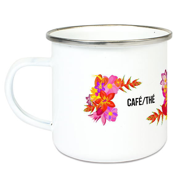 Tasse émaillée Fidji personnalisé