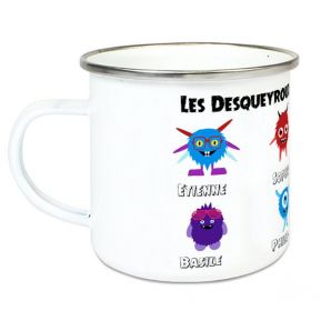 Tasse émaillée My Monster Family