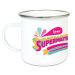 Tasse émaillée super maîtresse