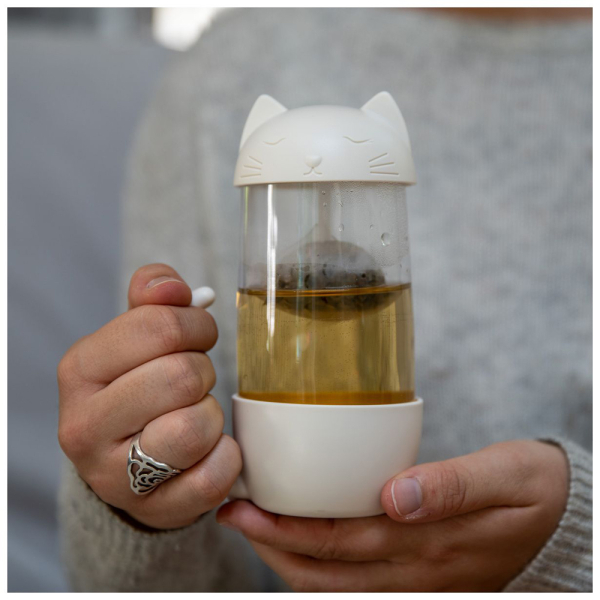 Thé en train d'être infusé 