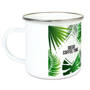 Tasse émaillée Summertime personnalisée