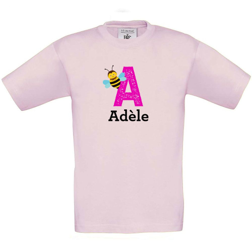 Tee-shirt alphabet personnalisé