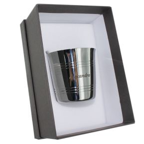 Timbale en inox gravée Timbale en inox gravée