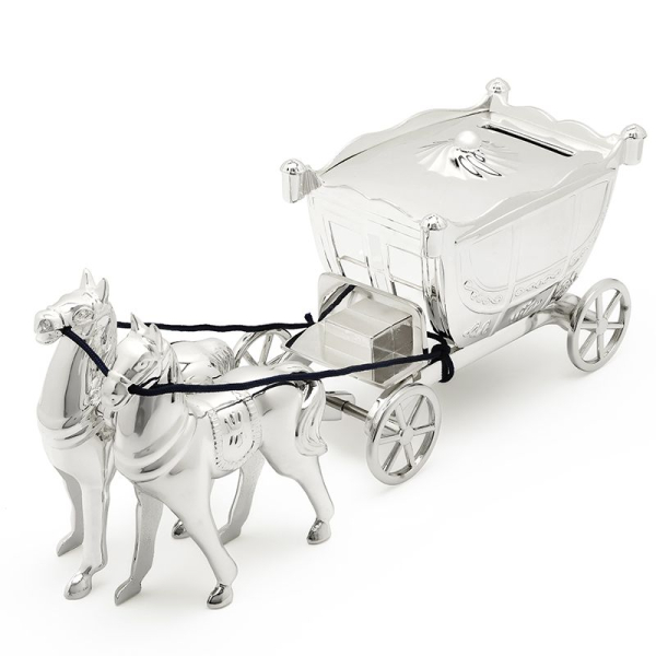 Tirelire Carrosse de Princesse personnalisé prénom