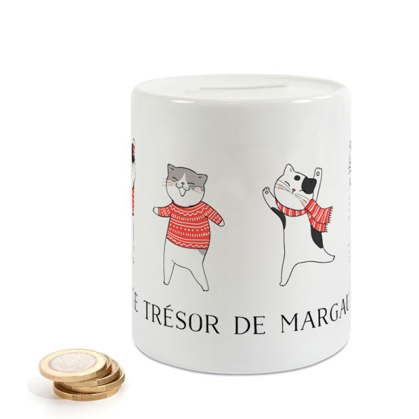 Tirelire personnalisée & éco-responsable pour bébé, enfant, ado, adulte