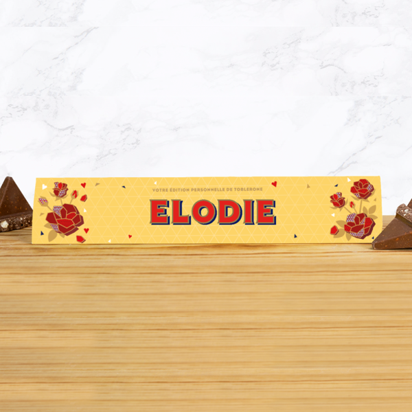 Toblerone personnalisé fête des Mères