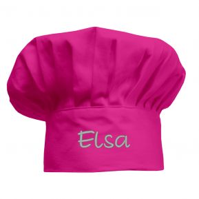 Toque enfant fuchsia personnalisée