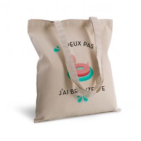 Tote bag deluxe personnalisé J'peux pas