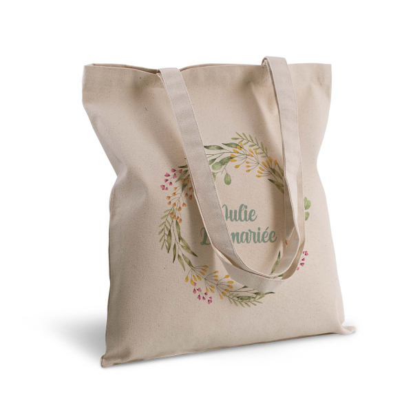 Tote bag deluxe couronne végétale