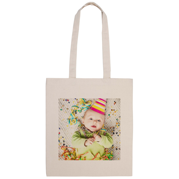 tote bag naturel imprimé born in