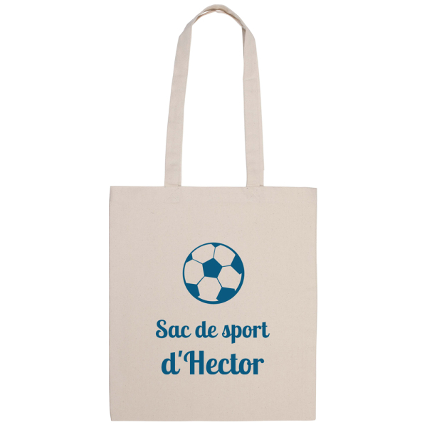 Tote bag enfant personnalisé texte et motif