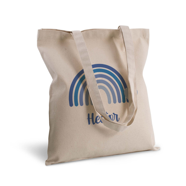 Tote bag personnalisé arc-en-ciel