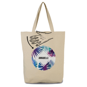 Tote bag sequins réversibles personnalisé Summertime Tote bag sequins réversibles personnalisé Summertime